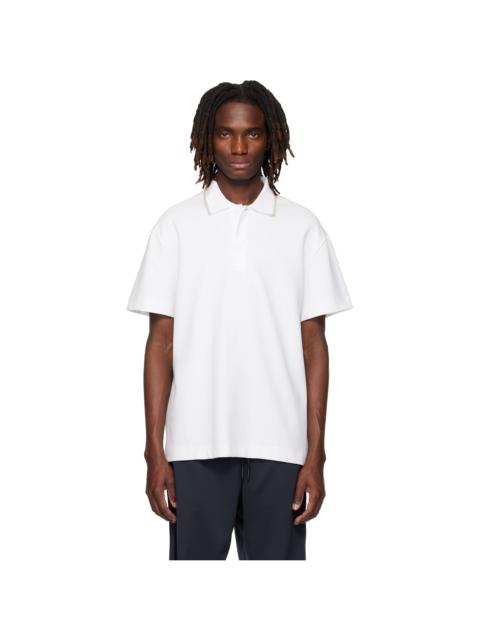 On White Courtside Polo