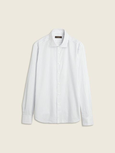SLOWEAR Slim fit striped cotton shirt