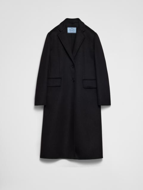 Prada Single-breasted cashgora coat