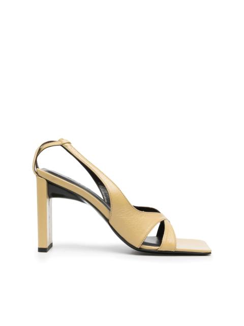 BY FAR Kseniya crossover 85mm sandals