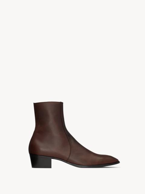 SAINT LAURENT STANTON BOOTS IN GRAINED LEATHER