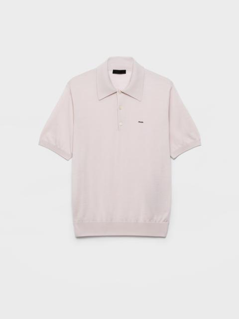 Prada Superfine wool polo shirt