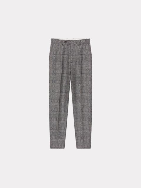 KENZO 'Wavy check' suit trousers