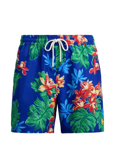 Polo Ralph Lauren floral-print drawstring swim shorts
