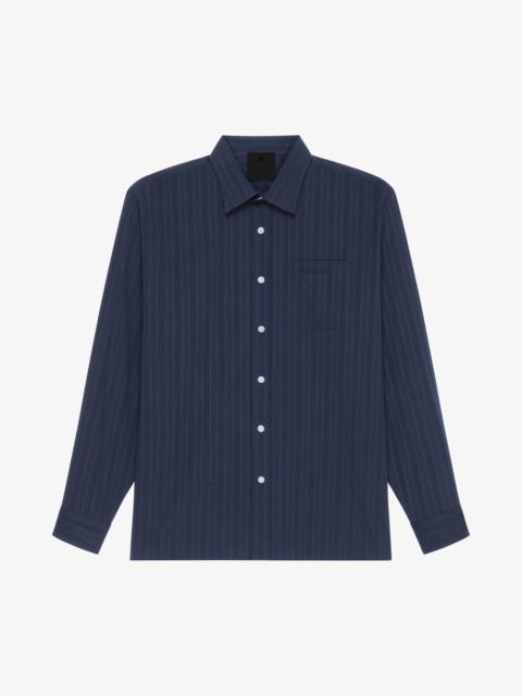 Givenchy SHIRT IN COTTON VOILE WITH STRIPES
