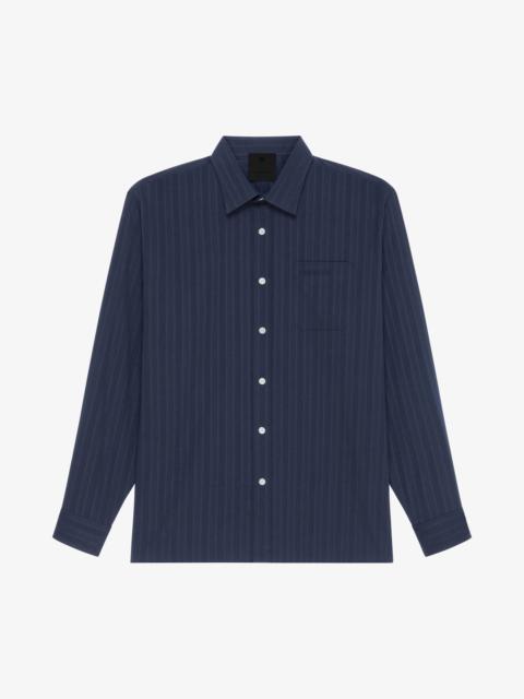 Givenchy SHIRT IN COTTON VOILE WITH STRIPES