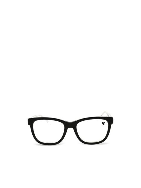 Converse rectangle-frame glasses