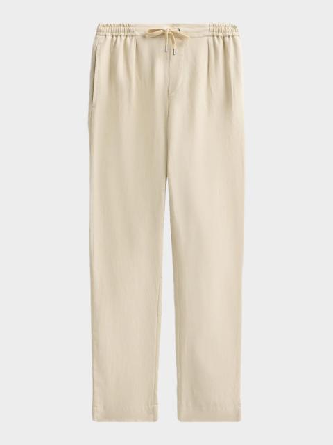 Polo Ralph Lauren Men's Drawstring Silk-Linen Pants