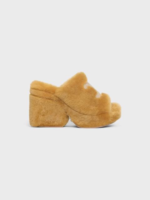 CELINE CELINE ELENA MULE in SHEARLING