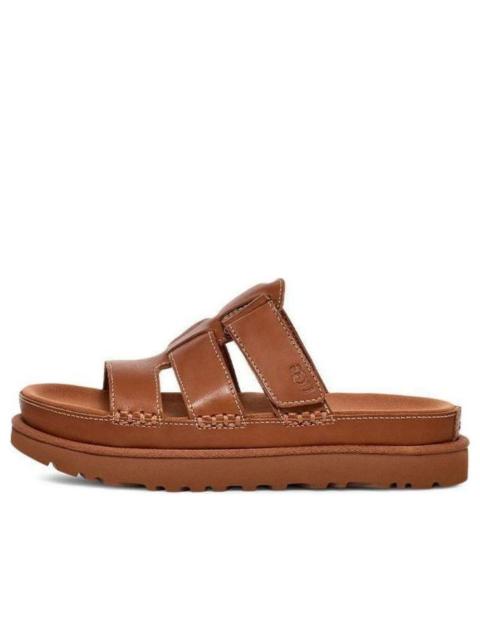UGG (WMNS) UGG Goldenstar Platform Slide 'Tan' 1154652-TAN