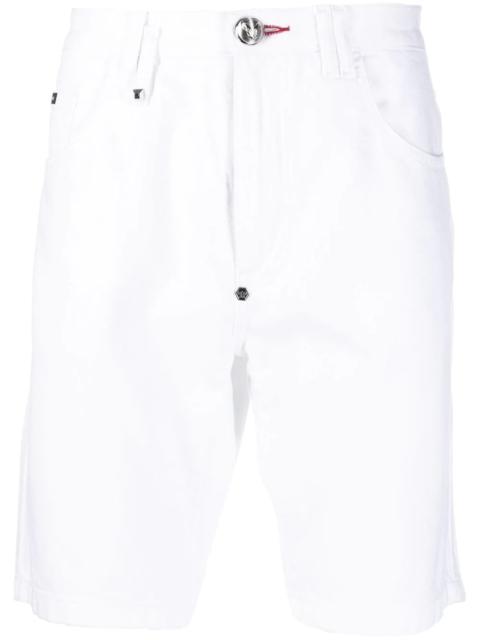 PHILIPP PLEIN knee-length denim shorts