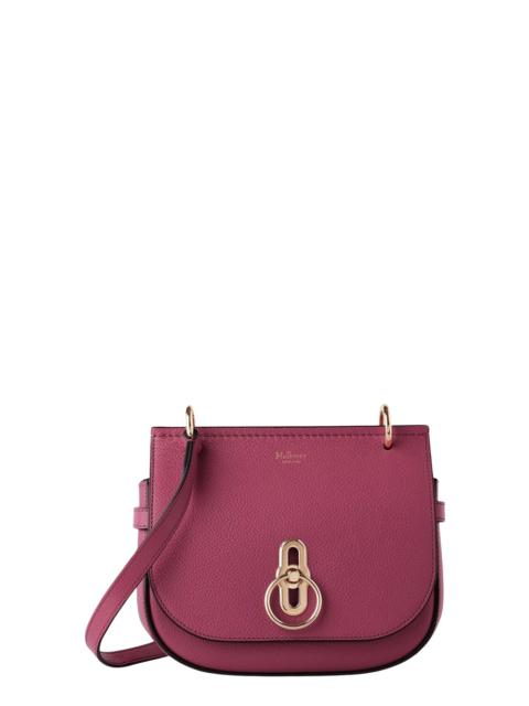 Mulberry Small Amberley Satchel Small Classic Grain (Wild Berry)