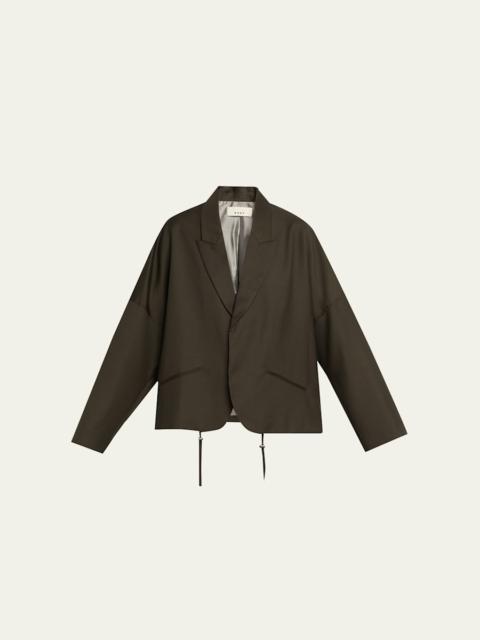 6397 Relaxed Wool Cardigan Blazer