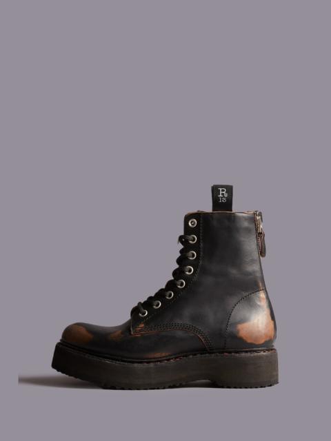 R13 Single Stack Lace Up Boots | R13 Deinm