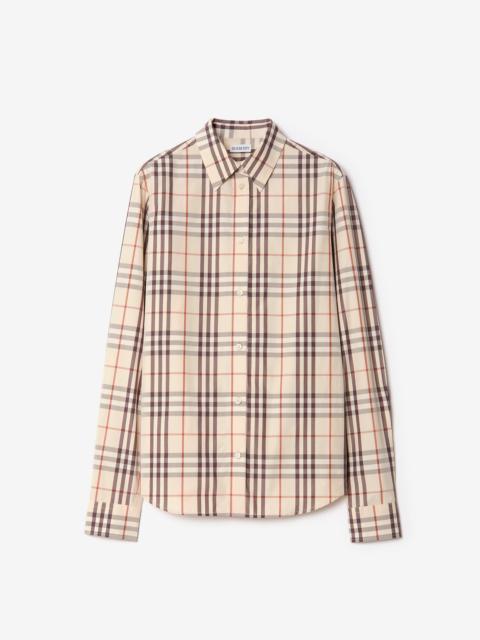 Burberry Regular Fit Check Cotton Shirt