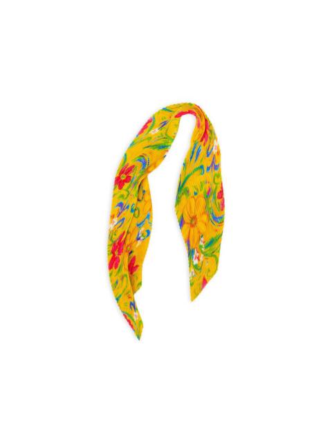 BALENCIAGA floral plisse scarf