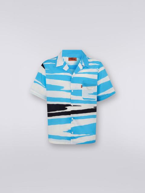 Missoni Short-sleeved cotton bowling shirt