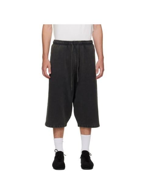 entire studios Black Drop Shorts