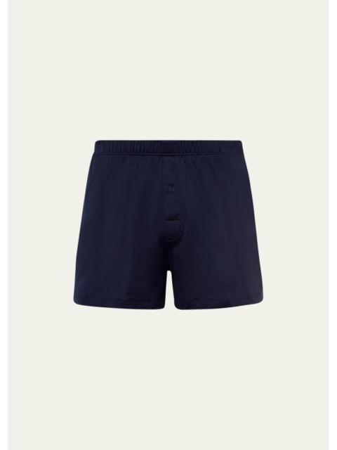 HANRO Men's Sporty Mercerized Cotton Boxers