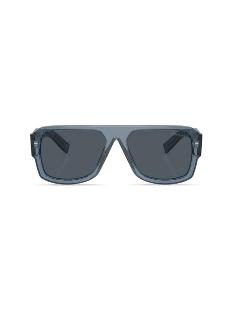 Prada square-frame transparent sunglasses