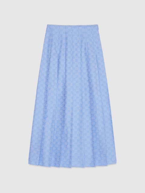 GG Supreme Oxford cotton skirt