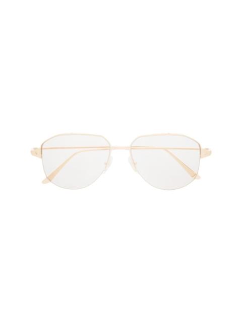 pilot-frame tinted sunglasses