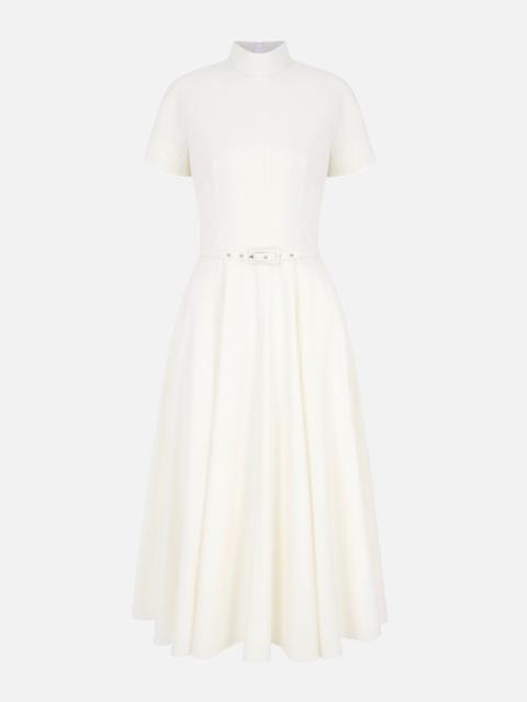 EMILIA WICKSTEAD Camilla Dress In Ivory Summer Wool