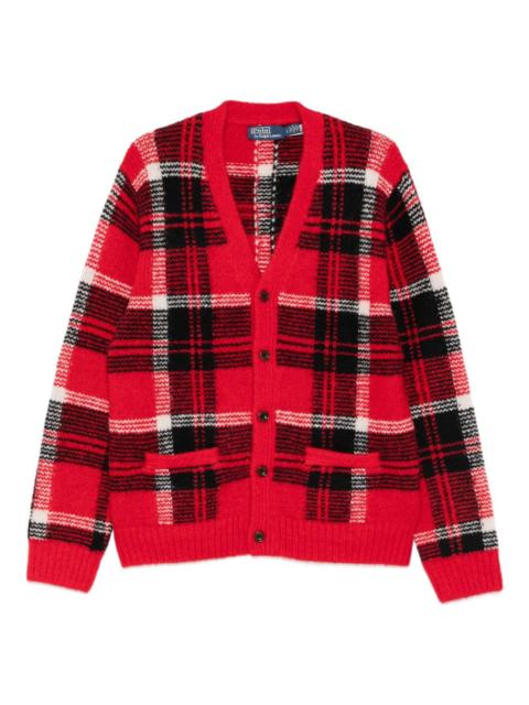 Polo Ralph Lauren plaid-pattern cardigan