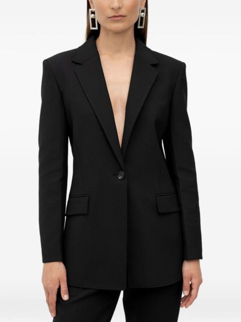 HUGO single-breasted notched-lapel blazer