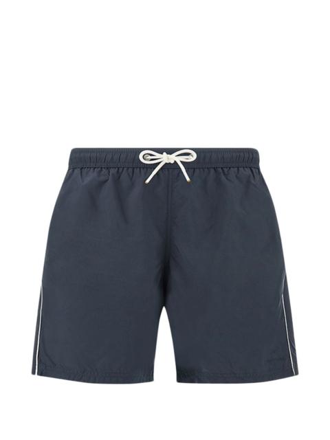 Paul & Shark logo-embroidery swimwear