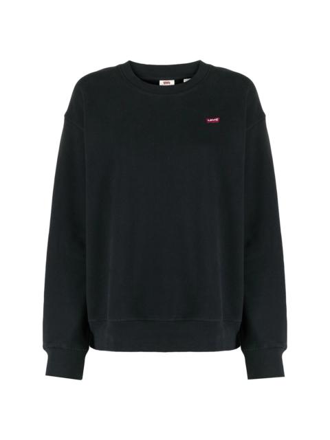 Levi's logo embroidered sweatshirt