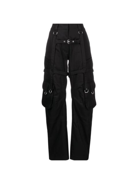 Off-White buckled cotton cargo pants