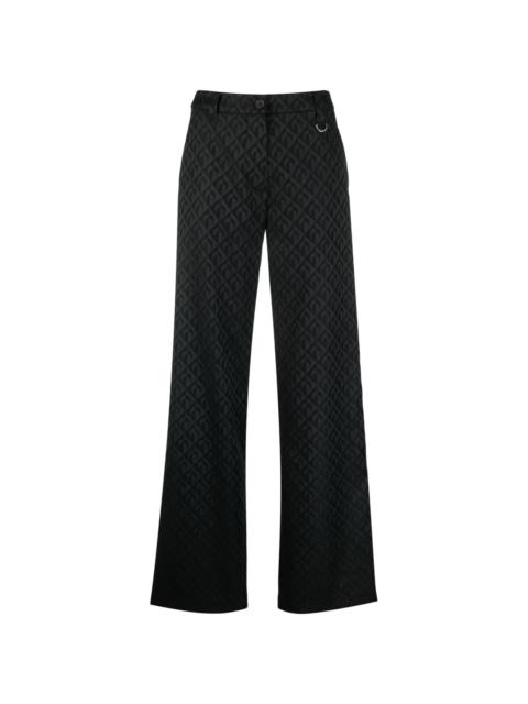 moon-print tailored trousers