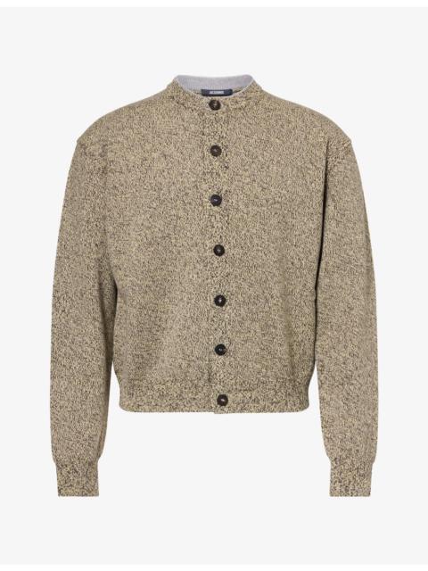 JACQUEMUS Mottled-Knit Wool-Blend Jumper