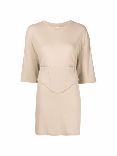 Dion Lee corset-detail tunic top