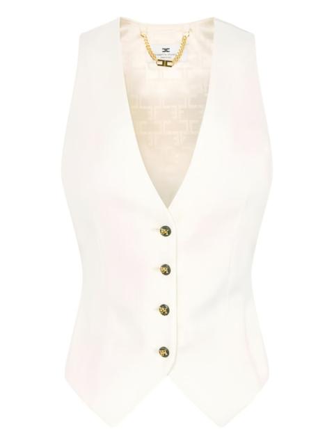 ELISABETTA FRANCHI elasticated waistcoat