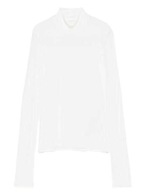 Jil Sander mock-neck long-sleeve top