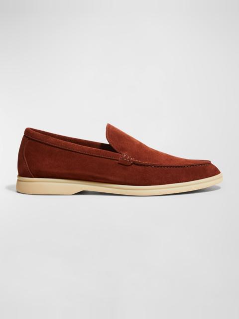 Loro Piana Men's Summer Walk Suede Loafers