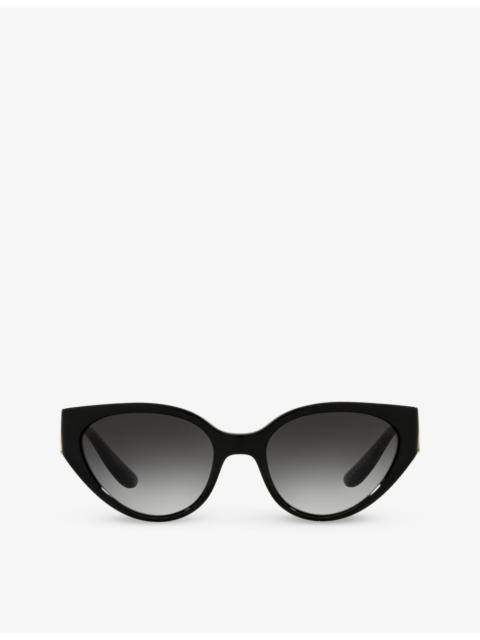Dolce & Gabbana DG6146 logo-plaque acetate sunglasses