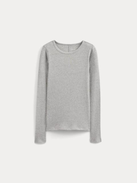 EVERLANE THE LUXE RIB LONG-SLEEVE CREW