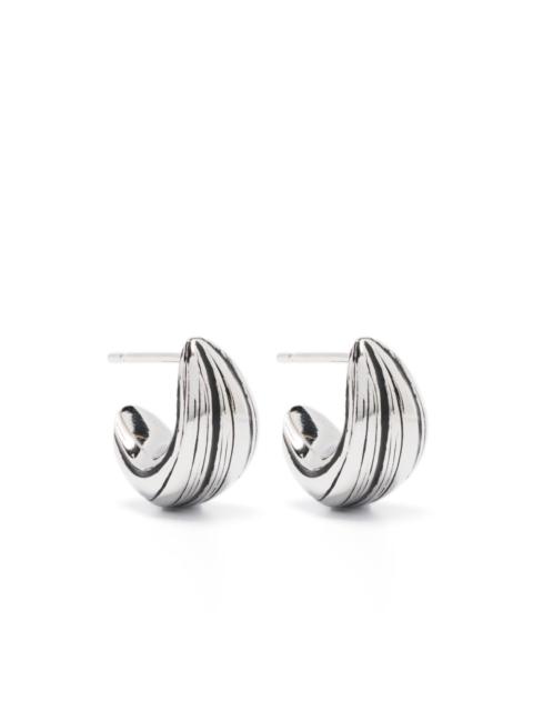 Lemaire Girasol striped earrings