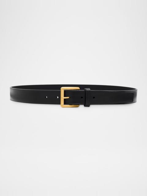 SAINT LAURENT Minimal Leather Belt