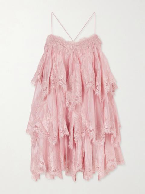 Aje. Elations Ruffled Knitted Maxi Dress pink - 657284 | REVERSIBLE