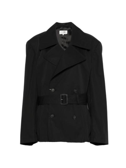 Maison Margiela buttoned belted trench coat