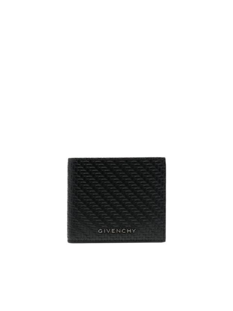 Givenchy textured leather folding wallet