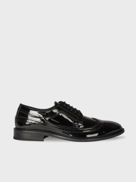 Paul Smith Women's Black 'Fuentes' Patent Leather Brogues