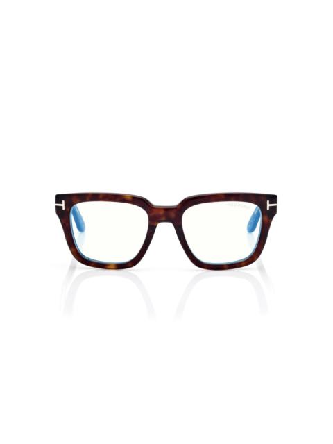 TOM FORD ICON BLUE BLOCK SQUARE OPTICALS