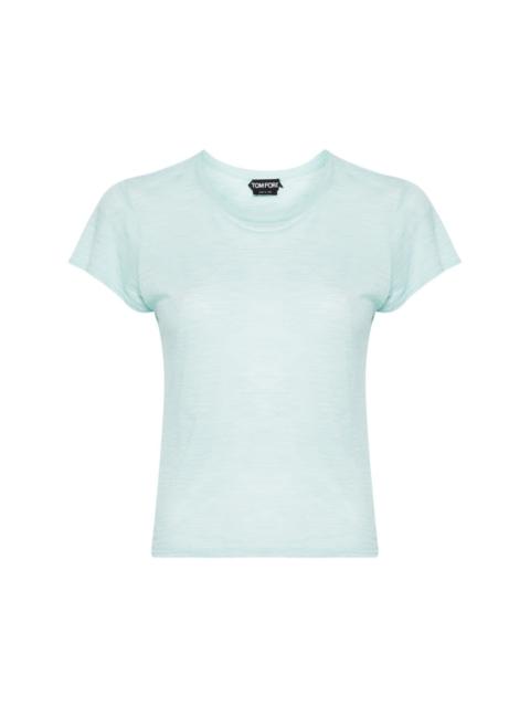 TOM FORD logo-plaque jersey T-shirt