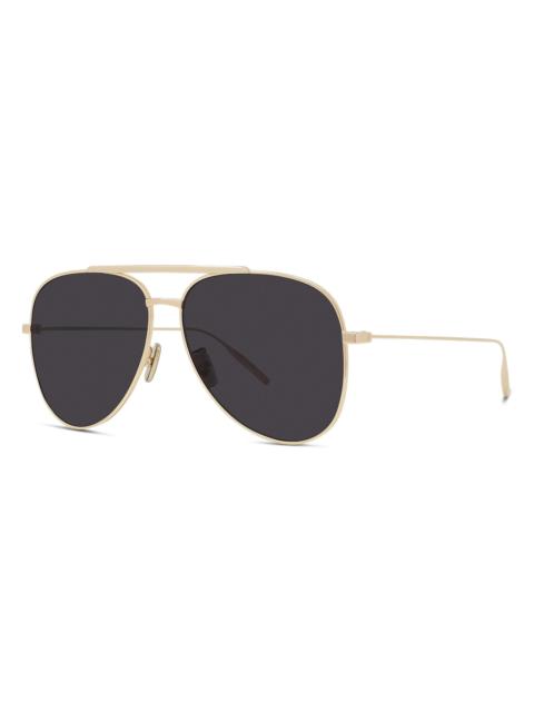 Givenchy Men's GvSpeed 59MM Pilot Sunglasses - Endura Gold Smoke