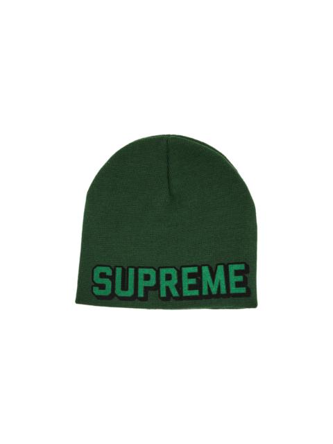 Supreme Supreme Overdyed Beanie 'Splatter Green' | REVERSIBLE